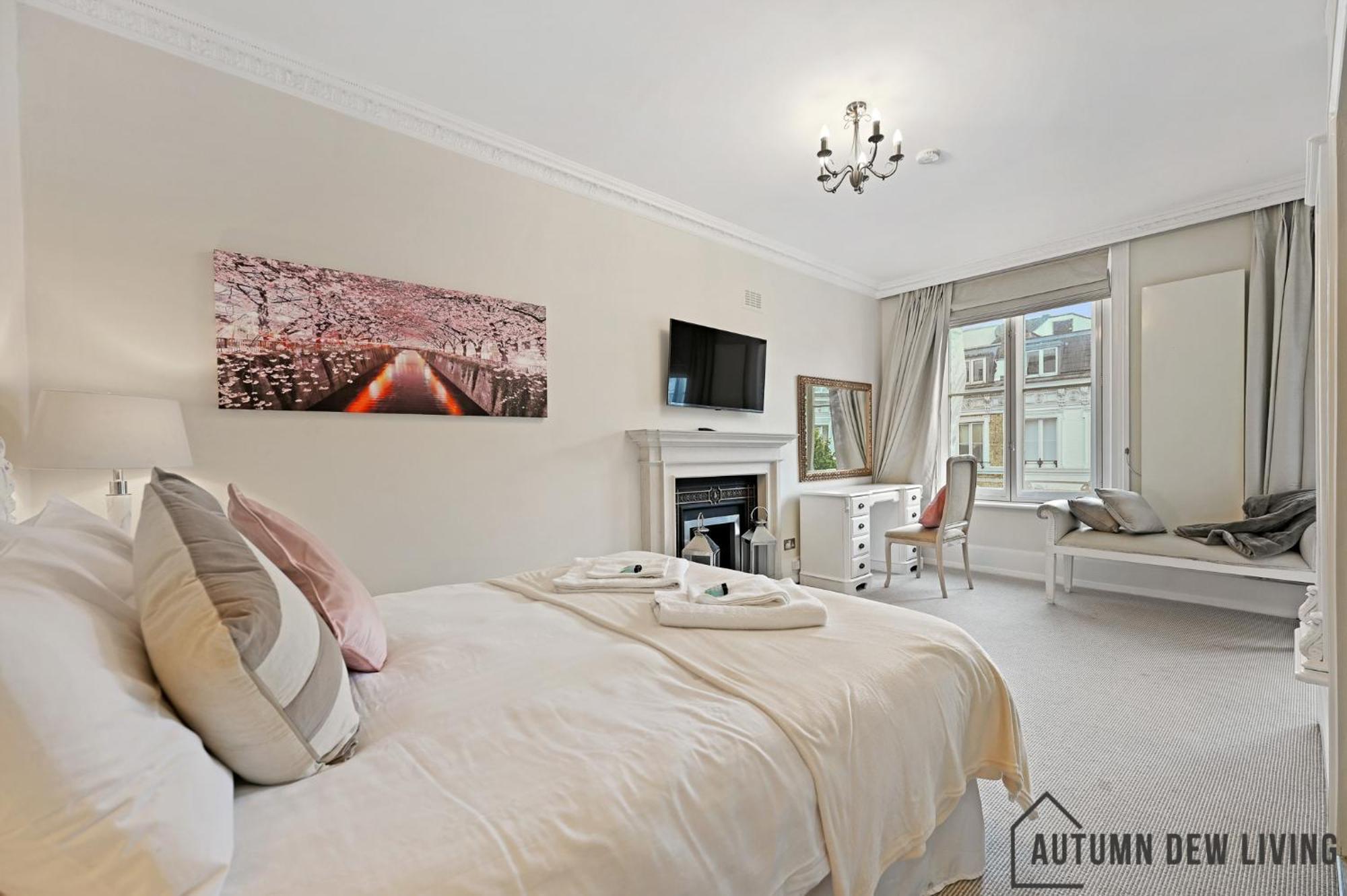 Apartamento Beautiful 2 King Size Beds 2 Bath- Sleeps 5 In Earls Court Londres Exterior foto